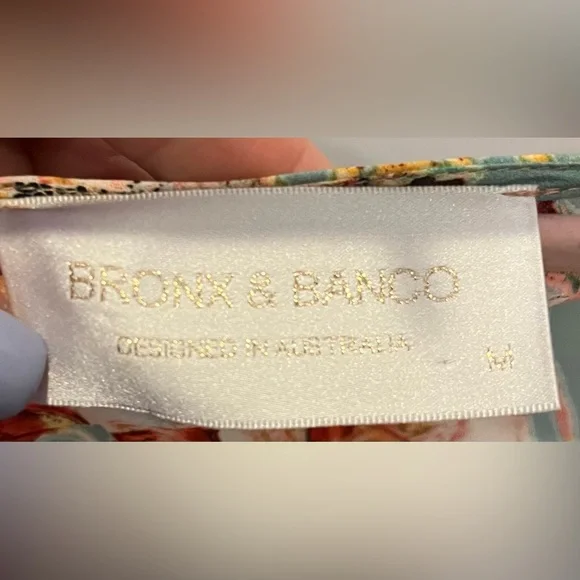 BRONX AND BANCO Luisa Floral Balloon Sleeve Hi-Lo Dress Size M US 6 SOLD OUT - Picture 16 of 16